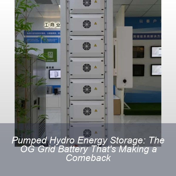 Pumped Hydro Energy Storage: The OG Grid Battery That's Making a Comeback